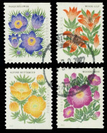 Etats-Unis / United States (Scott No.5676-79 - Mountain Flora) (o) VF Set-#3 - Used Stamps
