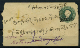 Inde 1898 Mi. Z13 Entiers Postaux 60% Enveloppe - Enveloppes