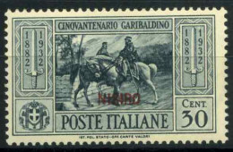 Nissiros 1932 Sass. 20 Neuf ** 100% Garibaldi - Egée (Nisiro)