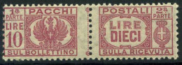 République Italie 1946 Sass. 64 Neuf ** 100% Timbre Pour Colis Postaux - Paketmarken
