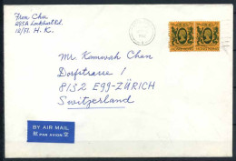 Hong Kong 1985 Mi. 449 Enveloppe 100% Reine Elizabeth II - Lettres & Documents