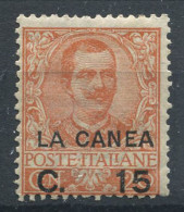 La Canea 1905 Sass. 7 Neuf * MH 60% 15 Cents. 20 Cents. - La Canea
