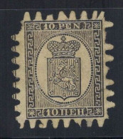 Finlande 1866 Mi. 7c Sans Gomme 40% 10 P. - Usados