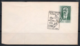 Brésil 1959 Enveloppe 100% Neuve MUNDIAL BASKETBALL - Cartas & Documentos