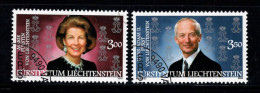 Liechtenstein 2002 Mi. 1292-1293 Oblitéré 100% Famille Royale - Oblitérés