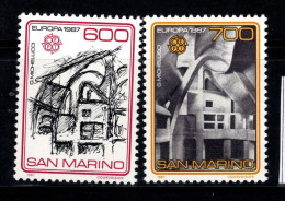 Europe 1987 Mi. 1354-1355 Neuf ** 100% CEPT(Saint-Marin) - 1987