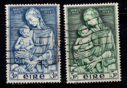 Irlande 1954 Mi. 120-121 Oblitéré 100% Madonna Et L'enfant, Art - Used Stamps
