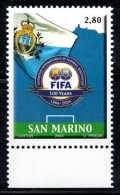 Saint-Marin 2004 Sass. 1990 Neuf ** 100% FIFA - Unused Stamps