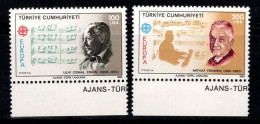 Turquie 1984 Mi. 2706-2707 Neuf ** 100% Europe CEPT - Neufs