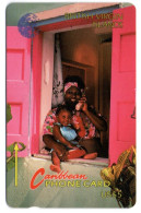 British Virgin Islands - Woman On Phone With Child  - 11CBVB - Islas Virgenes