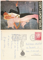 CARTOLINA VIAGGIATA 1988 MONTECARLO ANNULLO SPECIALE (VP600 - Covers & Documents