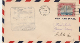 FIRST FLIGHT 1929 ST.LOUIS OMAHA KANSAS CITY (VX582 - 1921-40