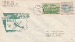 FIRST FLIGHT 1938 ERIE PENNSYLVANIA BUFFALO NY (VX565 - 1921-40