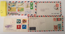 4 LETTERE GIAPPONE (VX407 - Storia Postale