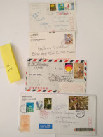 4 LETTERE GIAPPONE (VX405 - Storia Postale