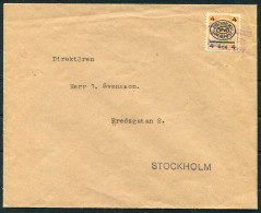 1920 Sweden Stockholm Stadspost Local Post Cover - Lokale Uitgaven