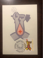 YUGOSLAVIA FDC CARD 1961 YEAR  RED CROSS HEALTH MEDICINE - Covers & Documents