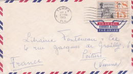 Etats-Unis--1961 - Lettre TAMPA (Fla) Pour POITIERS-86 (France)....timbre Seul Sur Lettre.....cachet - Covers & Documents