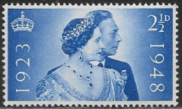 GB SG493 1948 Silver Wedding 2½d Unmounted Mint [23/21074/25M] - Neufs