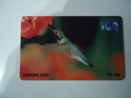 THAILAND USED  CARDS PIN 108  BIRD BIRDS - Sperlingsvögel & Singvögel