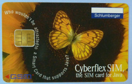 FRANCE - Schlumberger - GSM - Fixed Chip - Smart Card - Cyberflex SIM - Java - Used - Sonstige & Ohne Zuordnung