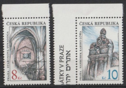 MiNr. 142 - 143 Tschechische Republik    1997, 30. April. Schönheiten Der Heimat: Jüdische Baudenkmäler In Prag. - Unused Stamps