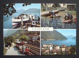 CAPOLAGO Passagier-Schiff Bahn Monte Generoso - Capolago