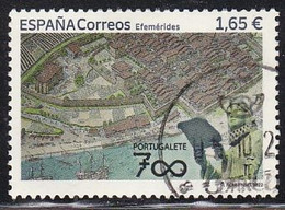 2022-ED. 5571 - Efemérides. 700 Años Fundación Portugalete - USADO - Oblitérés