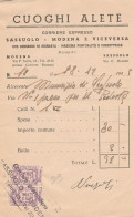 BOLLETTINO CONSEGNA CON 2X1 L. PACCHI POSTALI - 1945 (Z2001 - Pacchi Postali