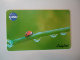 THAILAND USED  CARDS TOT CHIPS INSECTS  LADYBIRD - Marienkäfer