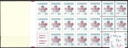 CANADA Carnet C 795a Côte 22 € - Full Booklets