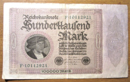 1 BILLETS ALLEMAND - 100 000 MARK - 1923  - BE - 100.000 Mark