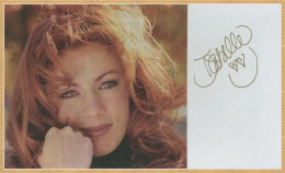 Isabelle Boulay - Chanteuse Canadienne - Feuille Signée + Photo - Sänger Und Musiker