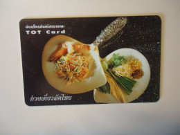 THAILAND USED CARDS  THAI DISK FOOD - Alimentación