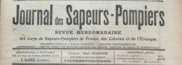 1912 Journal Des SAPEURS POMPIERS - INCENDIE DE FORÊTS - CONCOURS DE BELFORT - FEU À PARIS - LE FERTÉ BERNARD - Pompiers