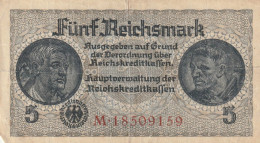 BANCONOTA GERMANIA 5 REICHSMARK VF  (B_85 - 5 Reichsmark