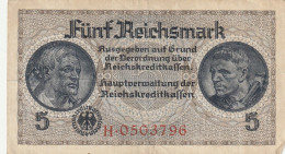 BANCONOTA GERMANIA 5 REICHSMARK VF  (B_83 - 5 Reichsmark