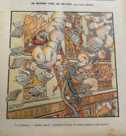 1906 POMPIERS - UN INCENDIE CHEZ UN ÉDITEUR Par Léon KERN - LE PÊLE-MÊLE ( Revue Complète ) - Feuerwehr
