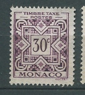 MONACO -Taxe  Yvert N° 30 (*)  " Neuf Sans Gomme (*) - Malb12818 - Impuesto