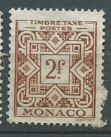 MONACO -Taxe  Yvert N° 33 (*)  " Neuf Sans Gomme (*) - Malb12820 - Impuesto