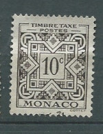 MONACO -Taxe  Yvert N° 29 (*)  " Neuf Sans Gomme (*) - Malb12823 - Impuesto