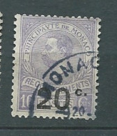 MONACO -Taxe  Yvert N° 9 OBLITERE  - Malb12824 - Impuesto