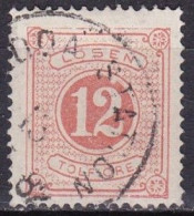 SE704B – SUEDE – SWEDEN – 1877-86 – NUMERAL VALUE – SC # J16 USED 17 € - Strafport