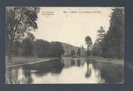 CPA - 76 - Cany - Le Château Et Le Parc - 1922 - Cany Barville