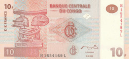 CONGO 10 FRANCS -UNC - Republik Kongo (Kongo-Brazzaville)