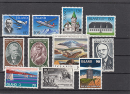 Iceland 1978 - Full Year MNH ** - Komplette Jahrgänge