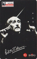 Télécarte JAPON / 110-016 - Musique - Chef D'orchestre ARTURO TOSCANINI / ITALY Rel. - MUSIC JAPAN Phonecard - 2 - Musica