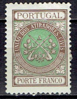 Portugal - Portofreiheitsmarke II / Free Postage Stamp Mi-Nr 2 Ungebraucht Mit Falzrest / MH * (U645) - Ungebraucht