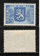 FINLAND FINNLAND FINLANDE  1957  MH(*) MI 486 YT 467  SC 351 STATE  COAT OF ARMS WAPPEN BLASON LION STAATSWAPPEN - Nuovi