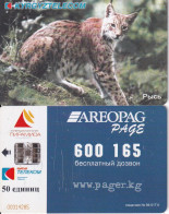 TARJETA DE KIRGUISTAN DE 50 UNITS DE UN LINCE (LINX) - Kirgizië